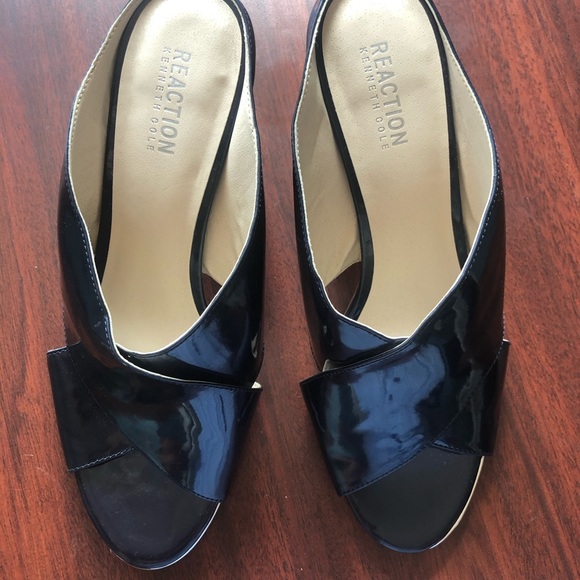 Kenneth Cole Reaction Limora Slides Navy 9.5 - Picture 5 of 10